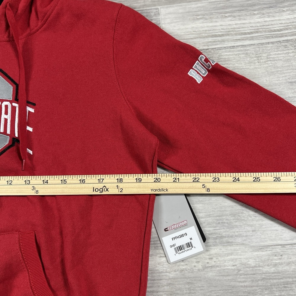 Colosseum Women's Medium Scarlet Ohio State‎ Buckeyes Big Logo Pullover Hoodie - Picture 7 of 10